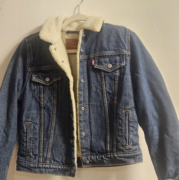Levi's Other - Levis Denim Sherpa Women Jacket